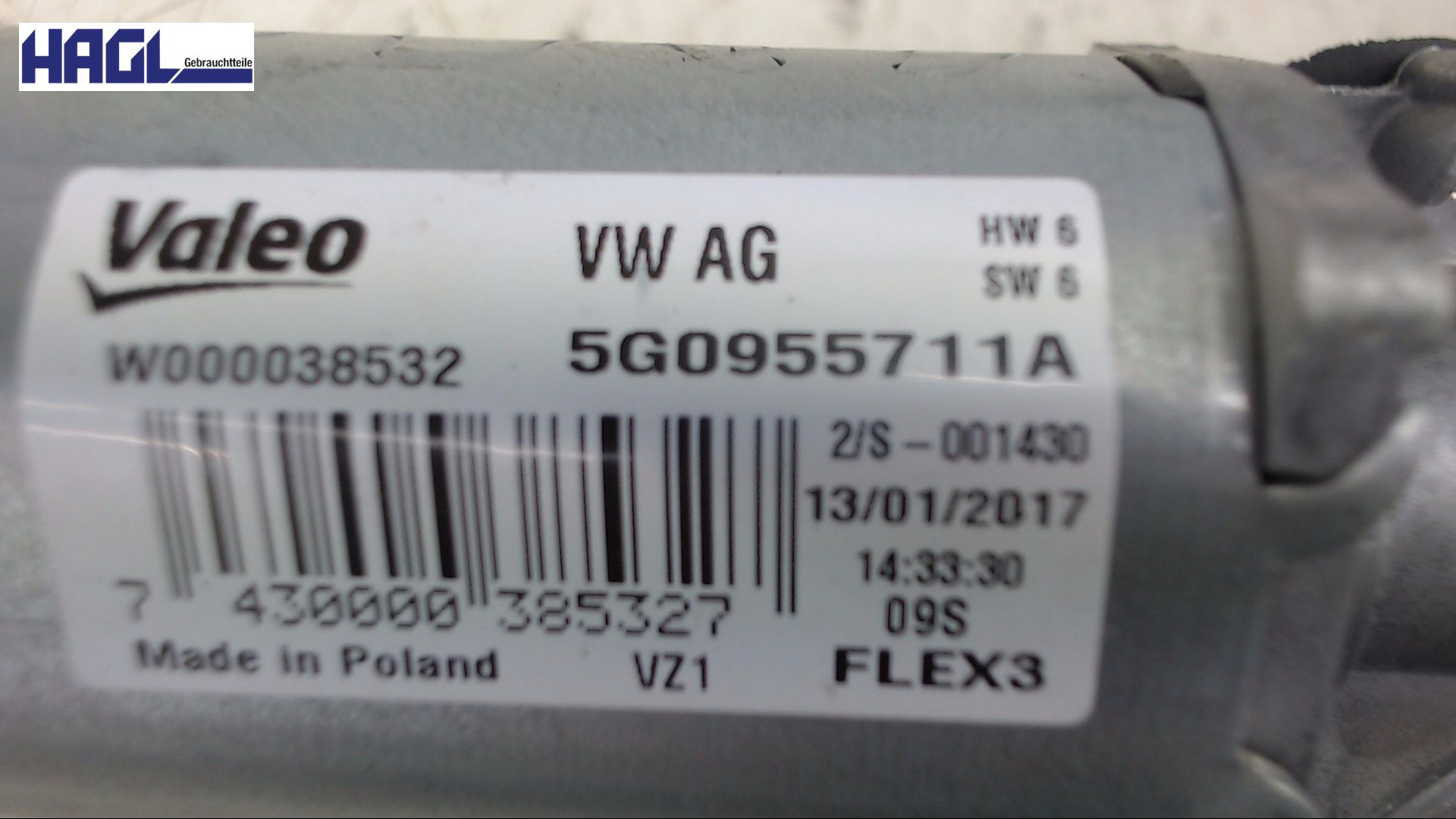 SCHEIBENWISCHERMOTOR HINTEN