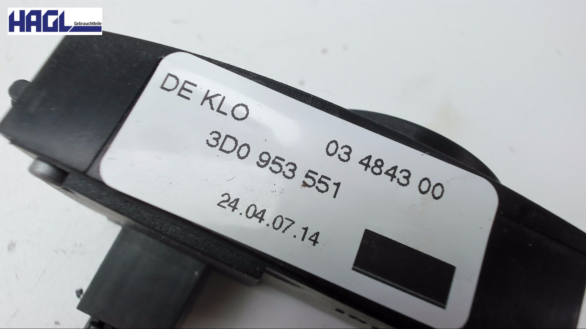 SCHALTER LENKSÄULEN VERSTELLUNG