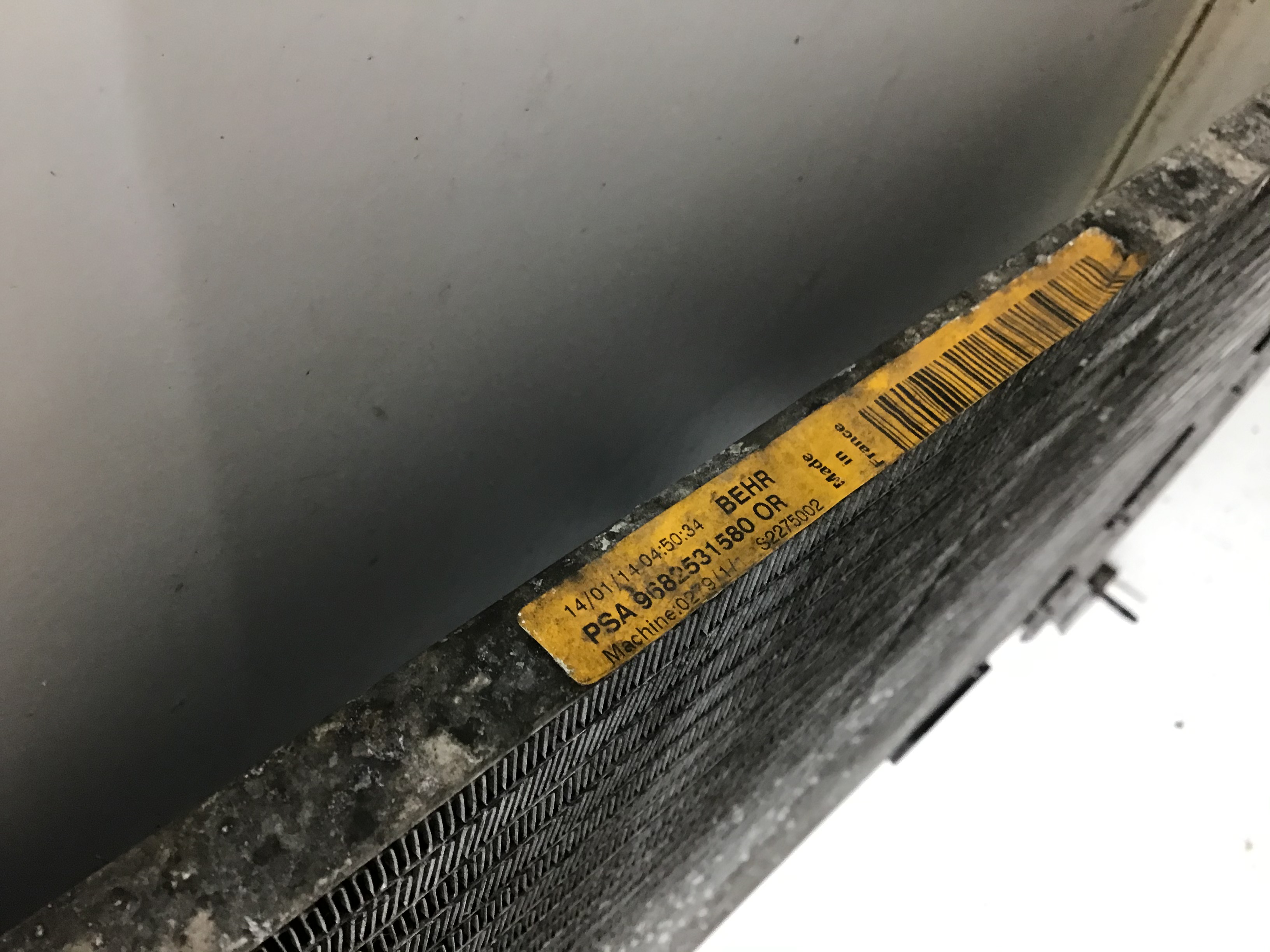 Climatisation du condensateur