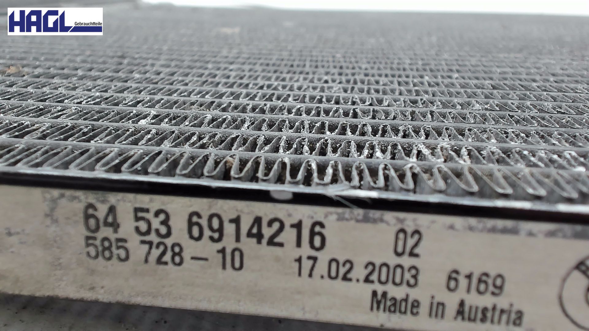 Climatisation du condensateur