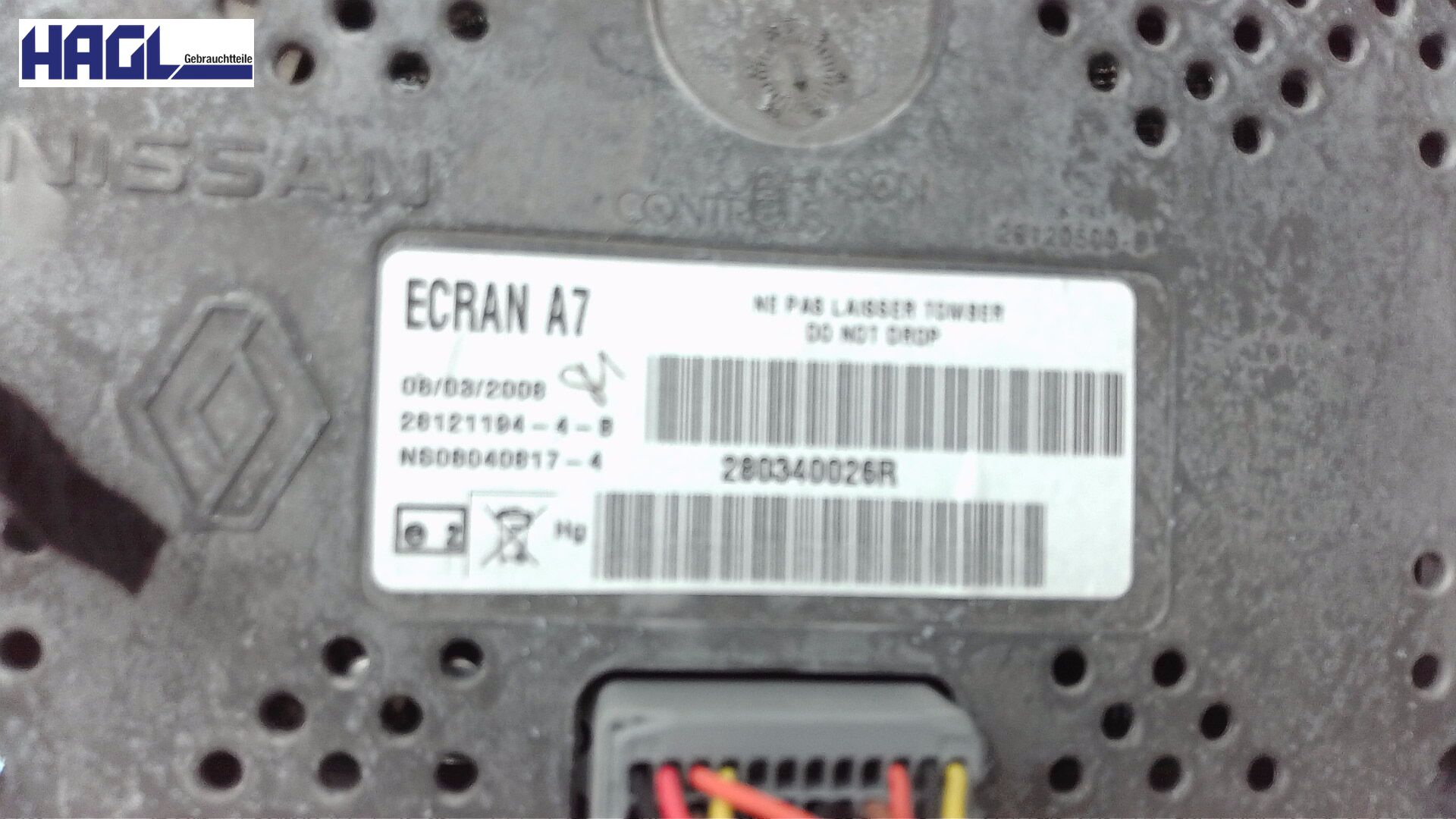 Informationsdisplay ECRAN A7