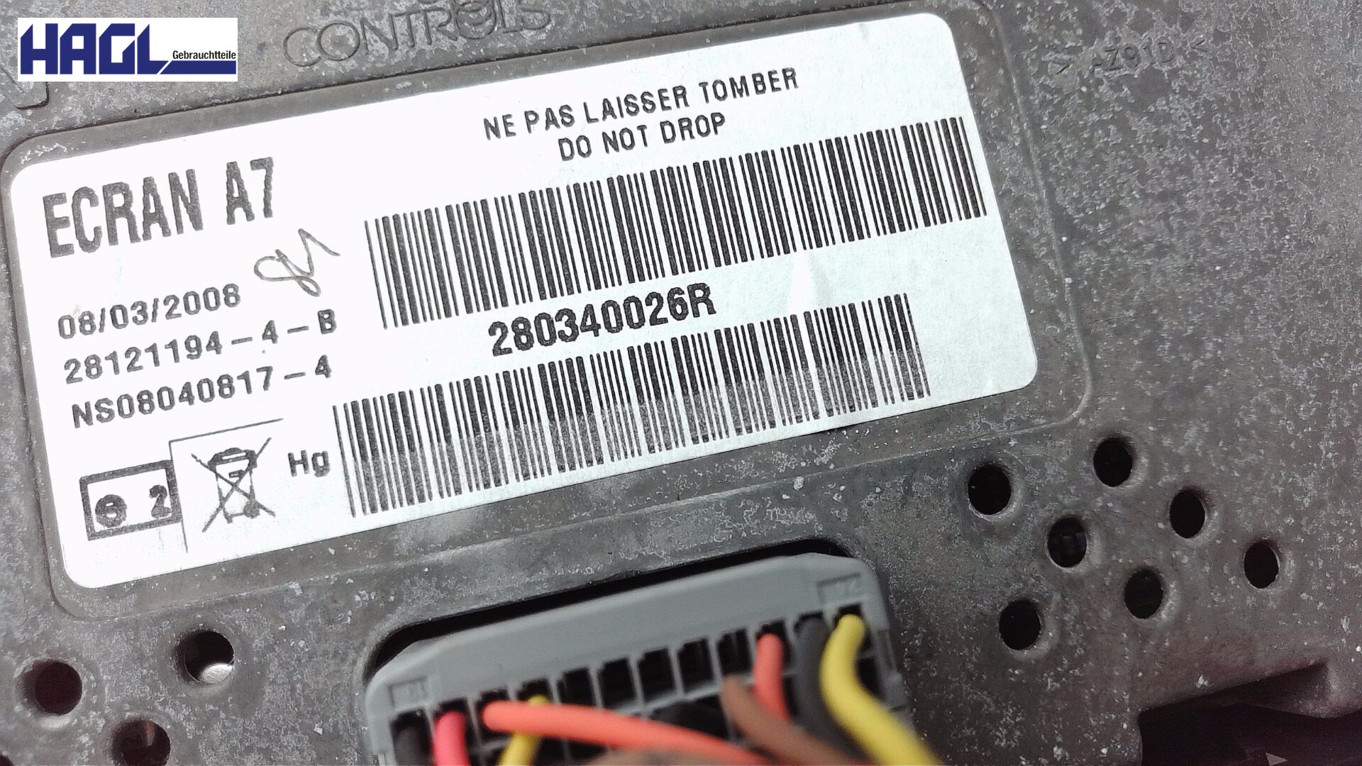 Informationsdisplay ECRAN A7