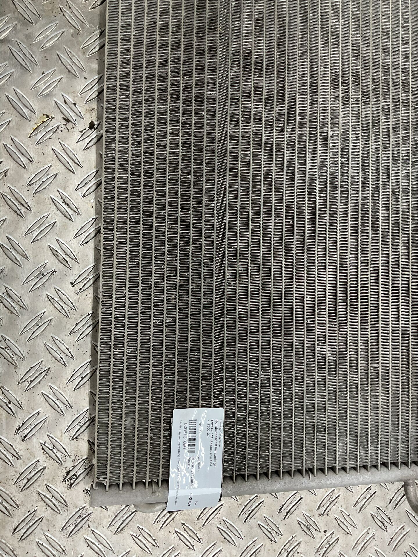 Climatisation du condensateur