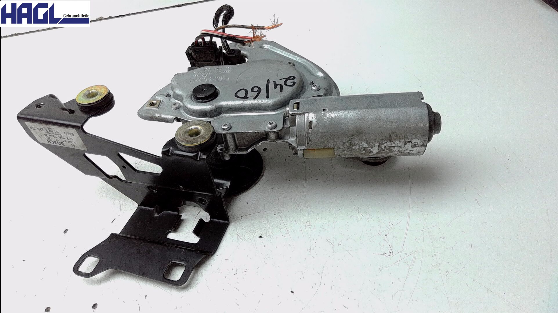 Scheibenwischermotor hinten