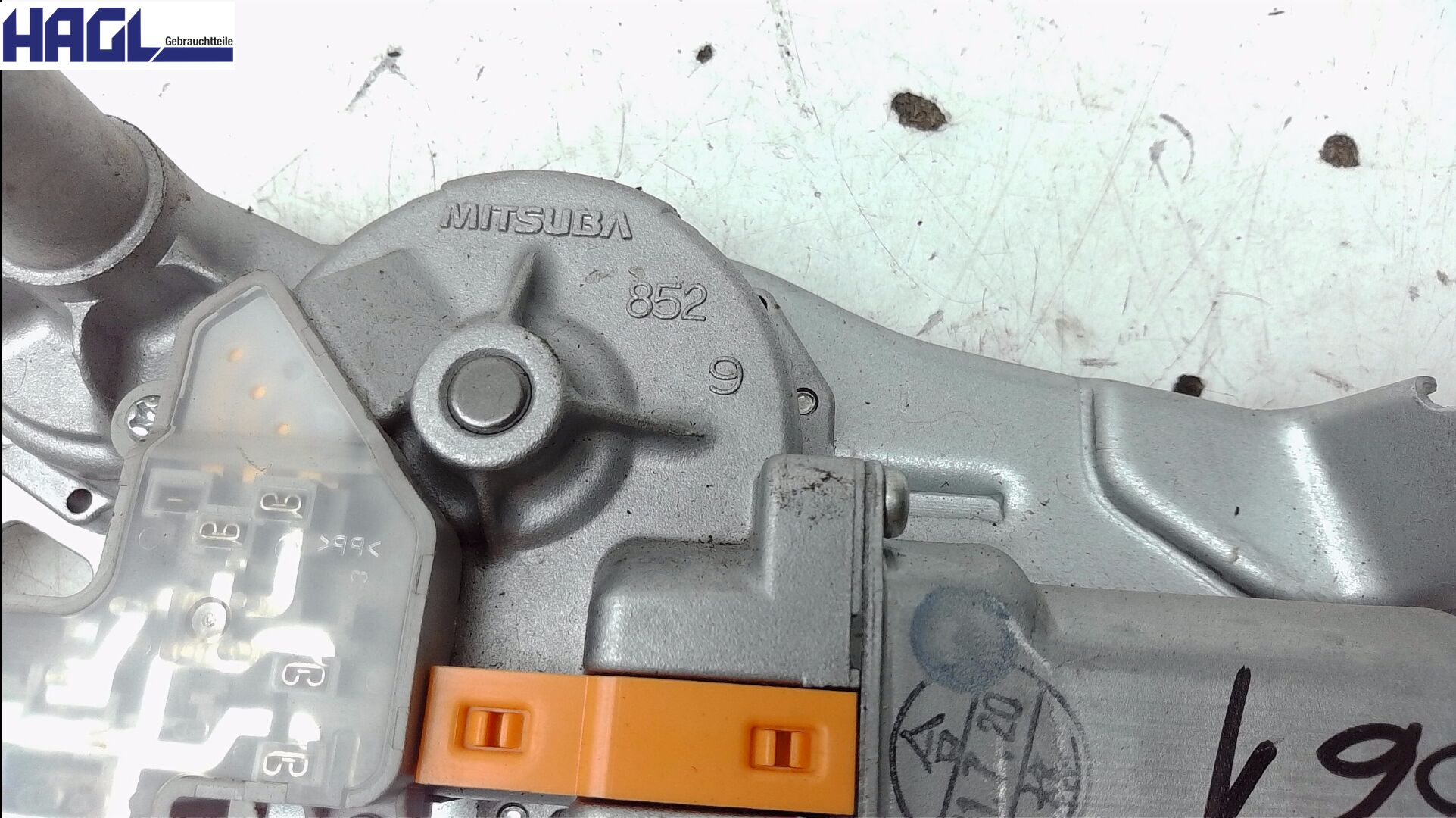 Scheibenwischermotor hinten