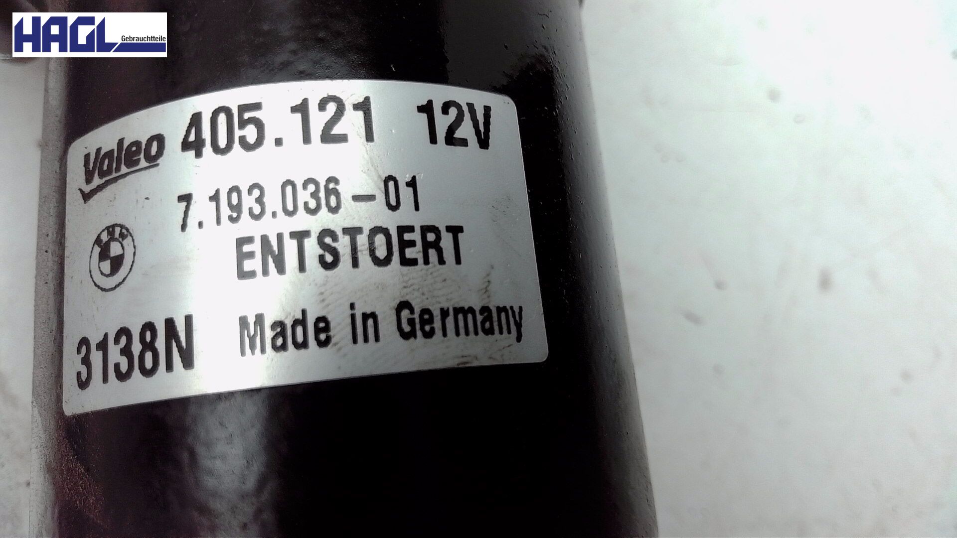 Scheibenwischerbock mit Motor