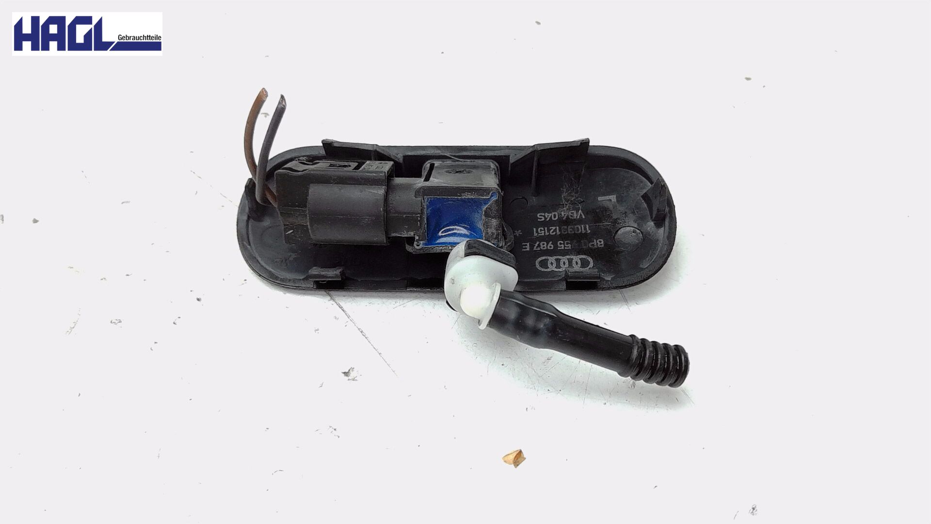 Spritzdüse heizbar seitlich