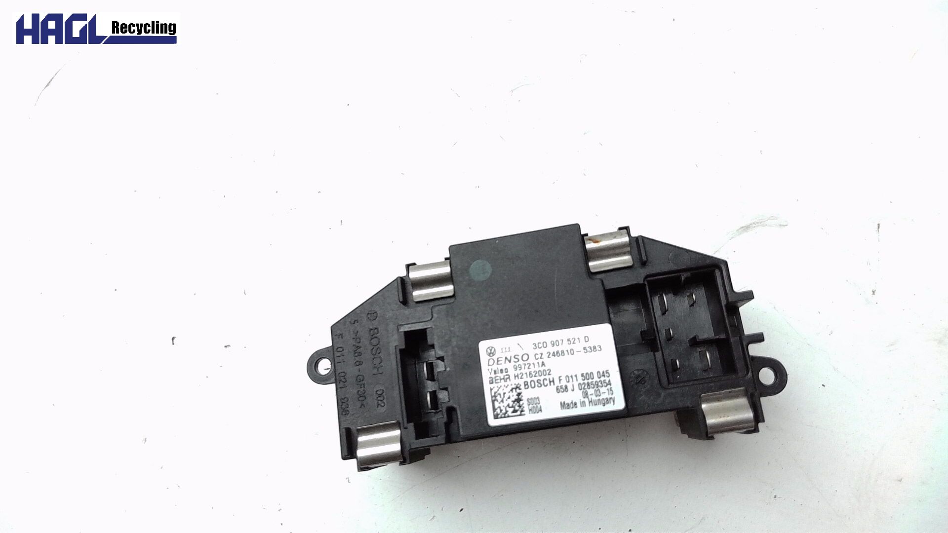 Résistance du ventilateur de chauffage