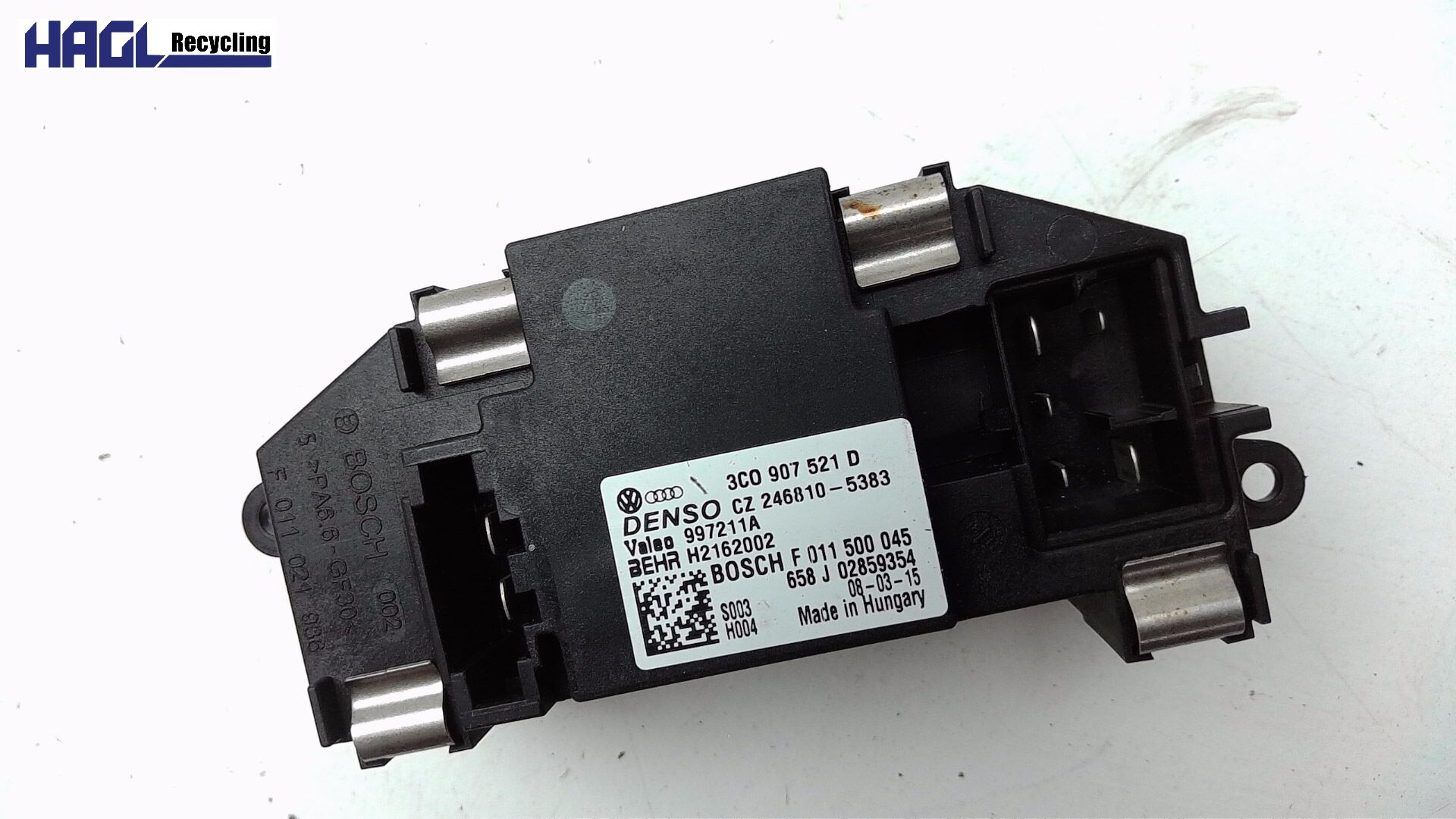 Résistance du ventilateur de chauffage