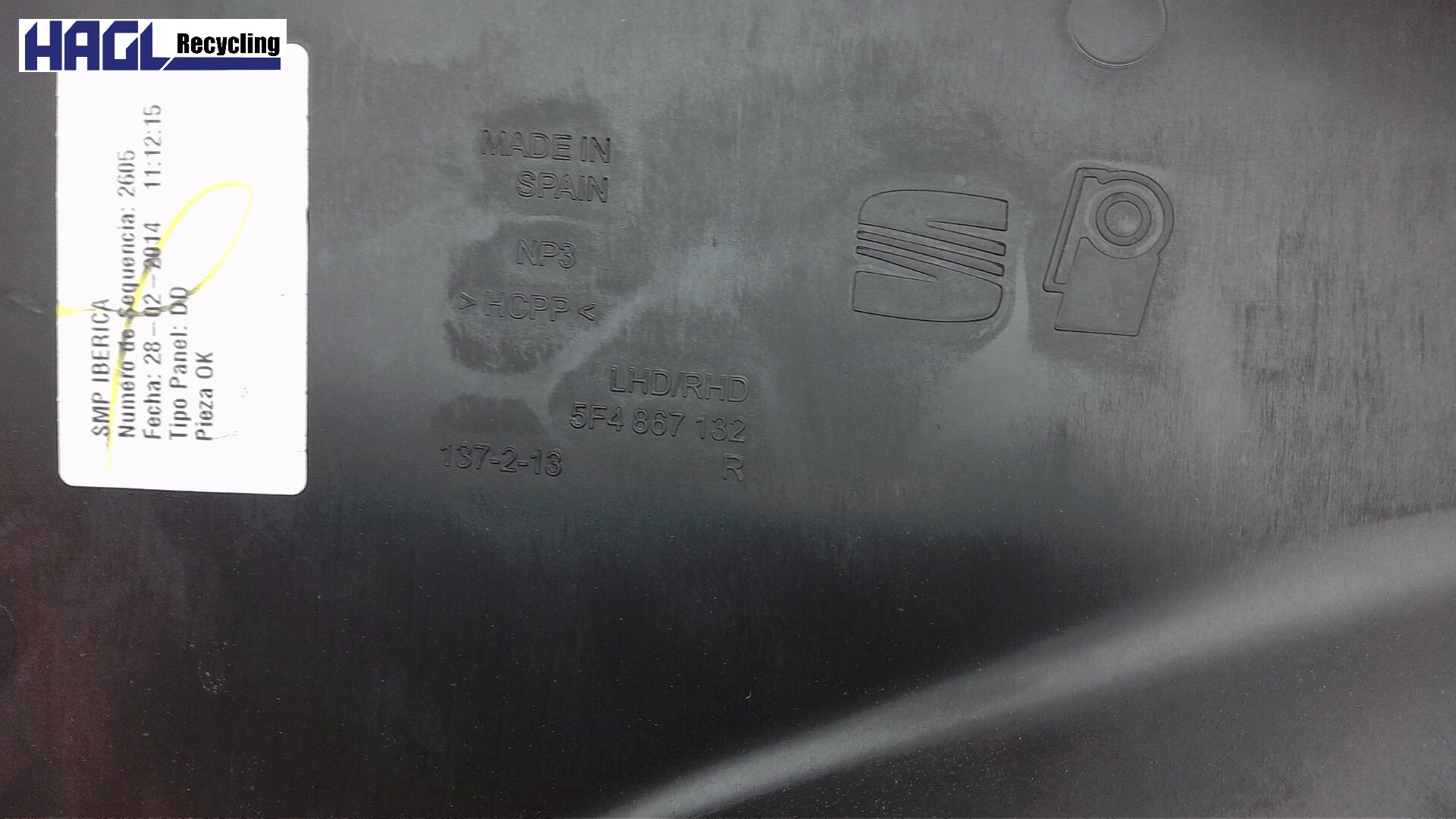 Türverkleidung vorne RECHTS