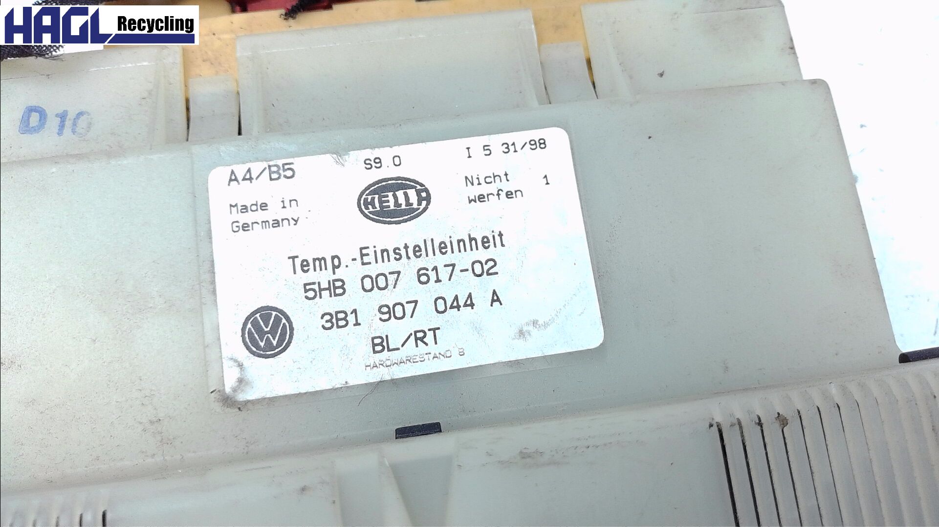 Actionnement du chauffage