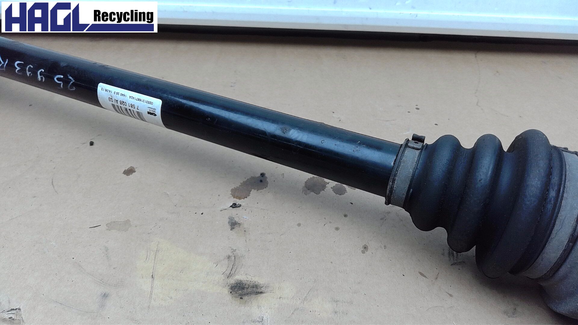 Antriebswelle hinten RECHTS