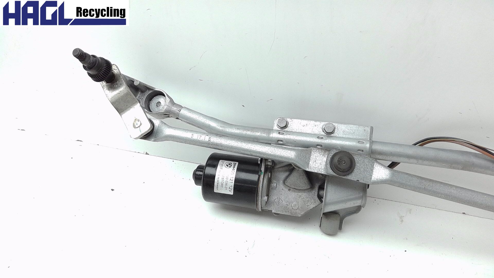 Scheibenwischerbock mit Motor