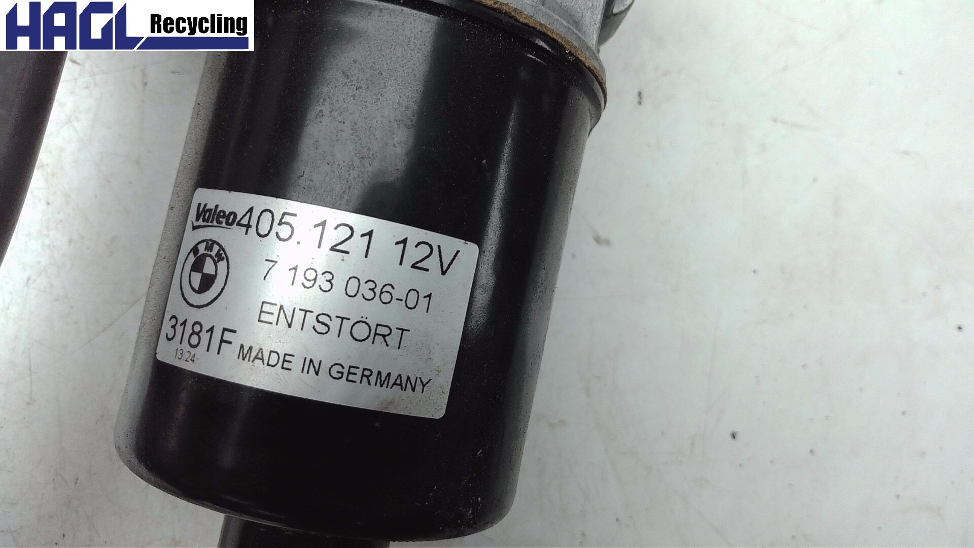 Scheibenwischerbock mit Motor